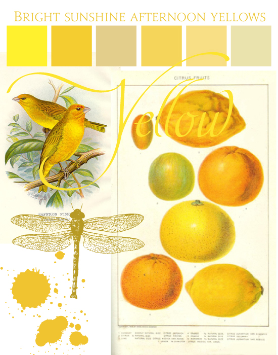 SEcret Diary Designs summer colours-mellow yellow