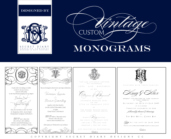 Custom-vintage-monograms-By-Secret-Diary-Designs