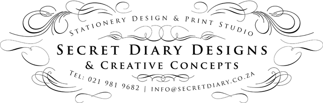 Secret Diary | Wedding Stationery | Wedding Invitations | Laser cutting | Gift Favours | Passport Invitations | South Africa | Cape Town