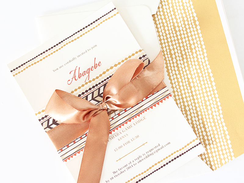 Traditional Wedding Invitation Cards