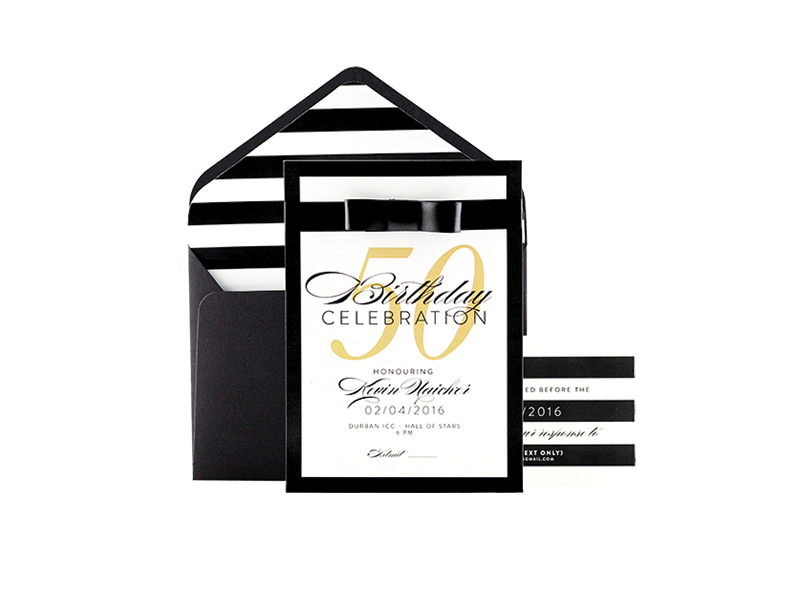 The Gentlemen Birthday Flatcard