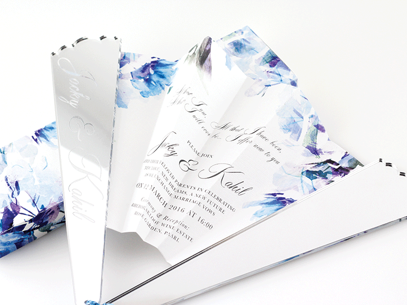 Ethereal Fan Invitation