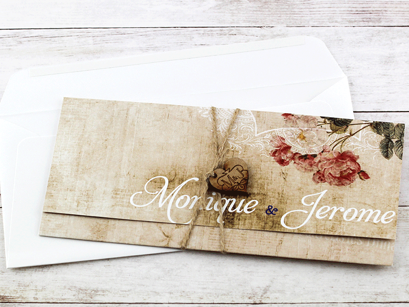 Begonia Invitation