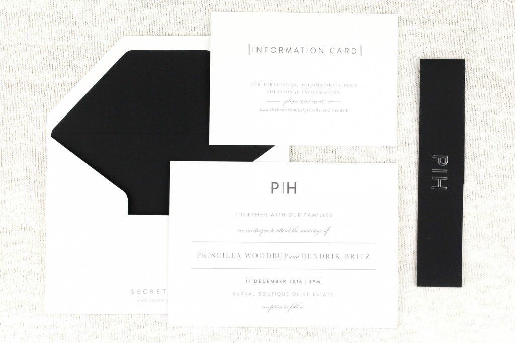 Priscilla Invitation | www.secretdiary.co.za | Contemporary Sparkle