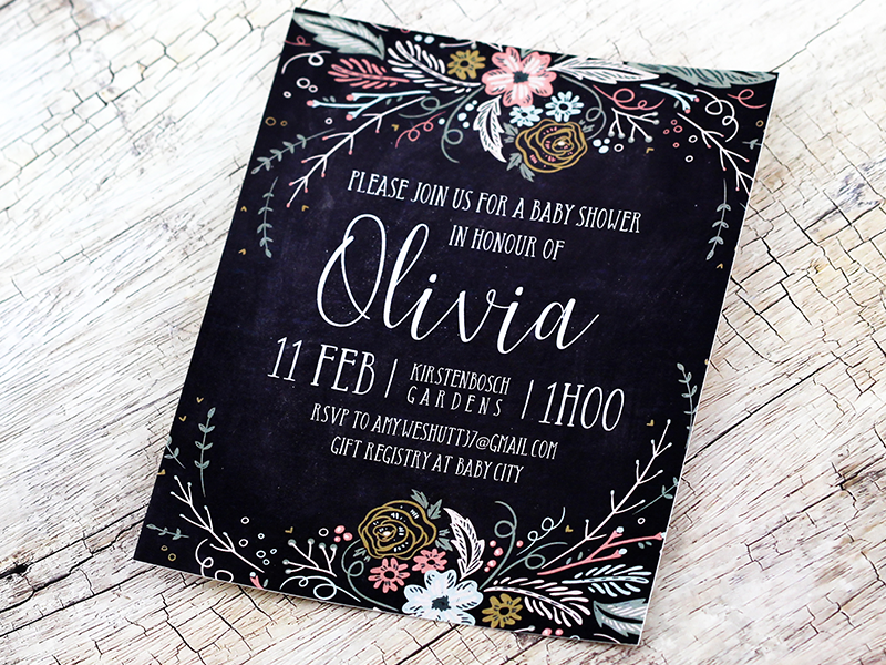 Olivia's Garden Invitation