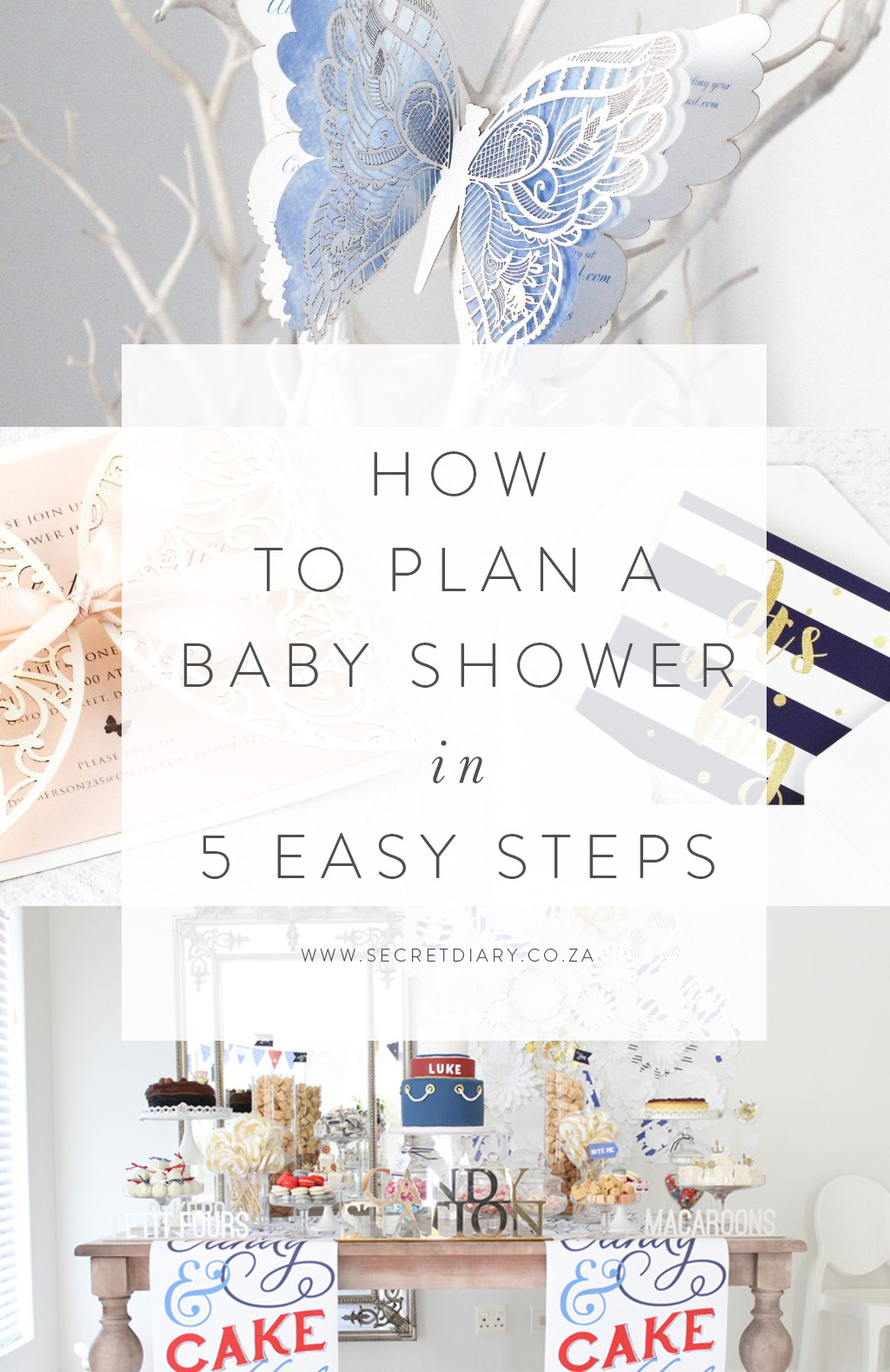 Secret Diary | Baby Shower in 5 Steps | www.secretdiary.co.za