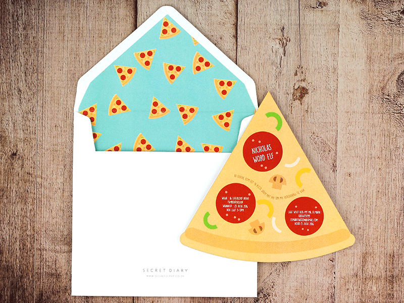 Pepperoni Invitation