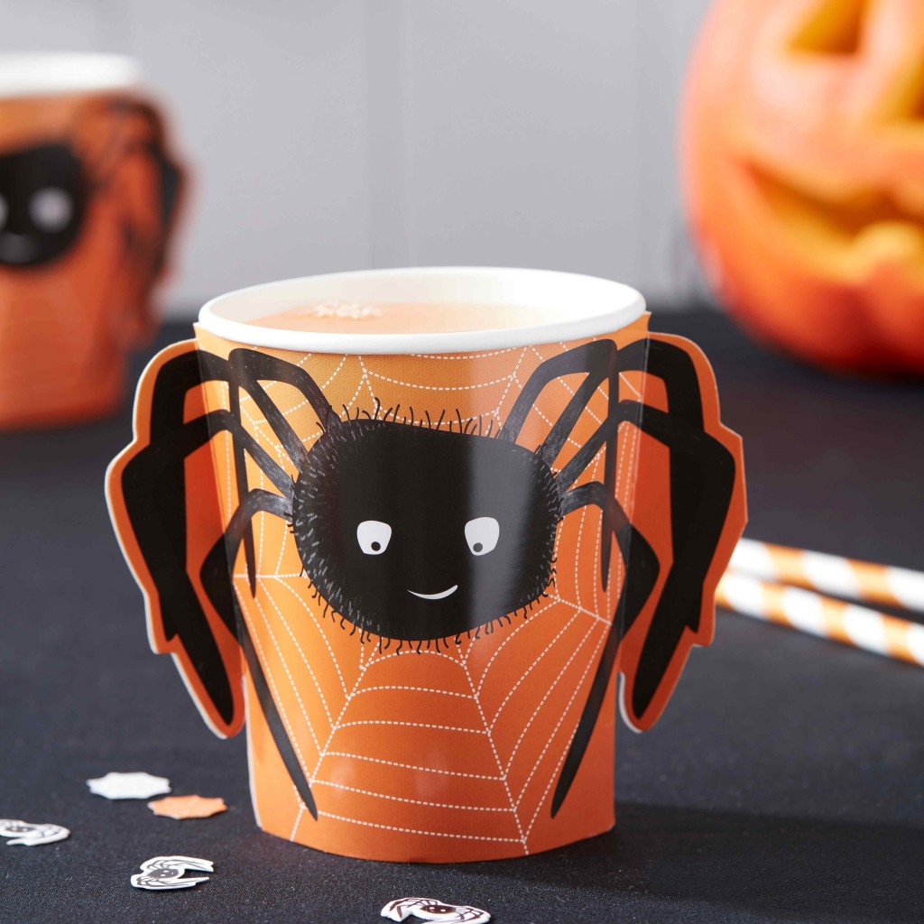 Spooky Spider Paper Cups - Pack Of 8 | www.shopsecretdiary.co.za | SDI-7205