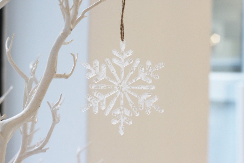 Lace Perspex Snow Flake | www.secretdiary.co.za