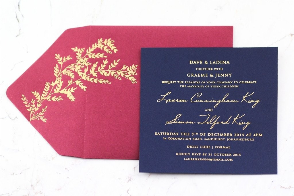 SDI-6584 Merlot Invitation