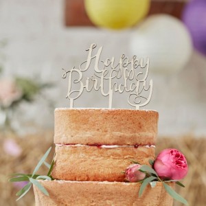 Boho Flair 'Happy Birthday' Cake Topper | www.secretdiary.co.za