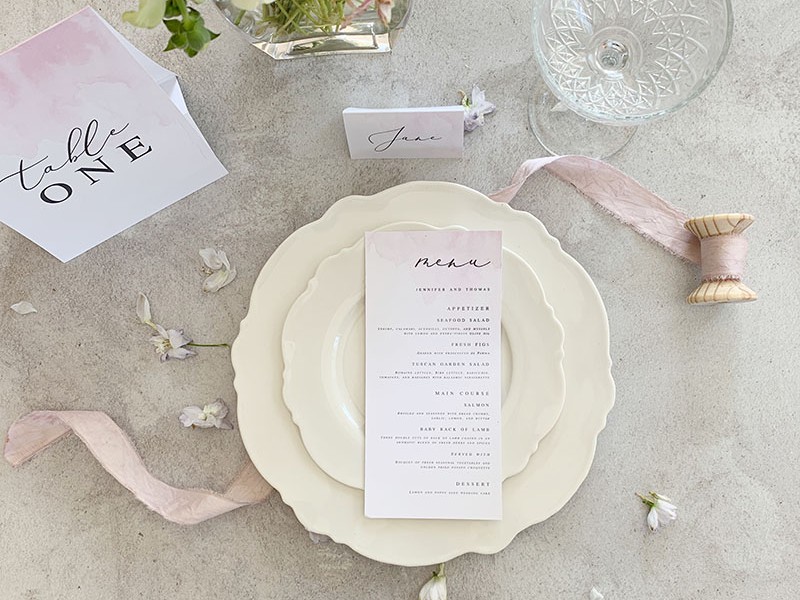 Watercolour-menu
