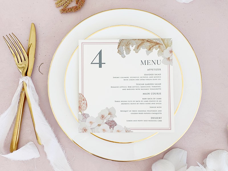 Lolita-Menu-Card