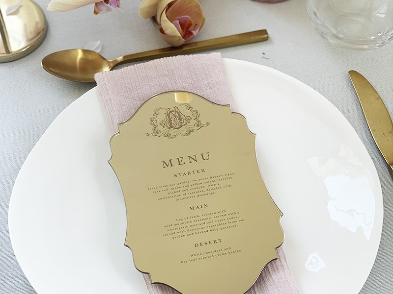 Pale-Spring-Gold-Acrylic-menu