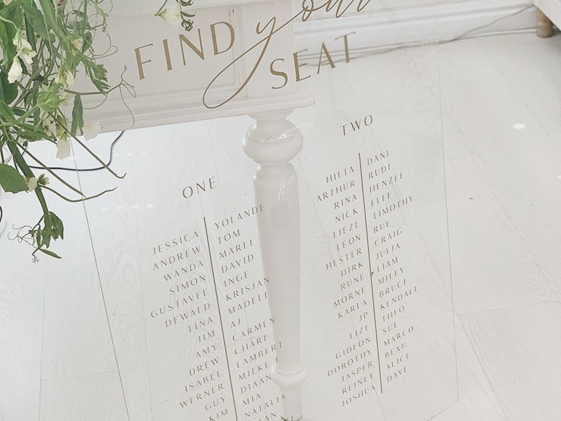 Acrylic-Gold-Clear-Seating-Plan