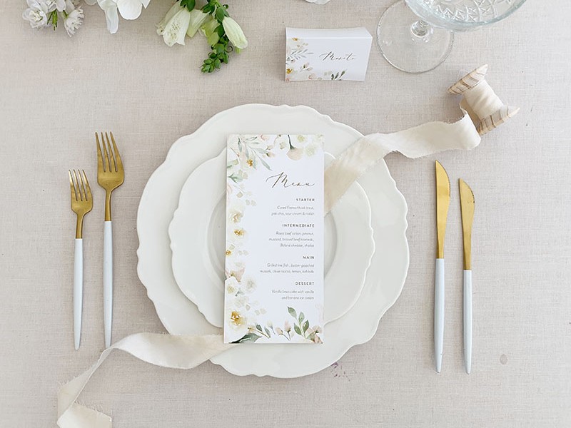 Floral-Menu-and-place-card