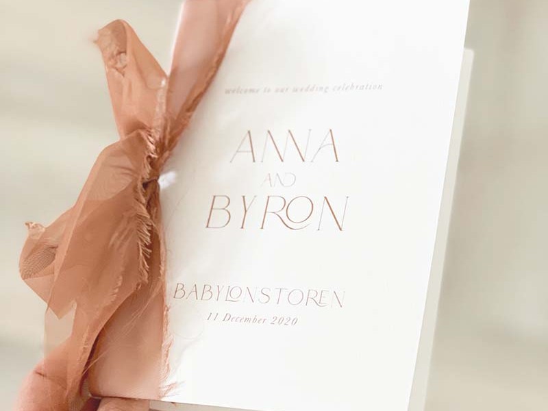 Anna and Byron program booklet