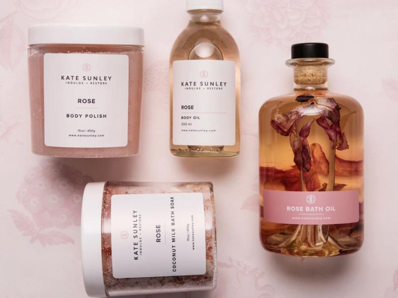 Kate Sunley luxury bath and body products