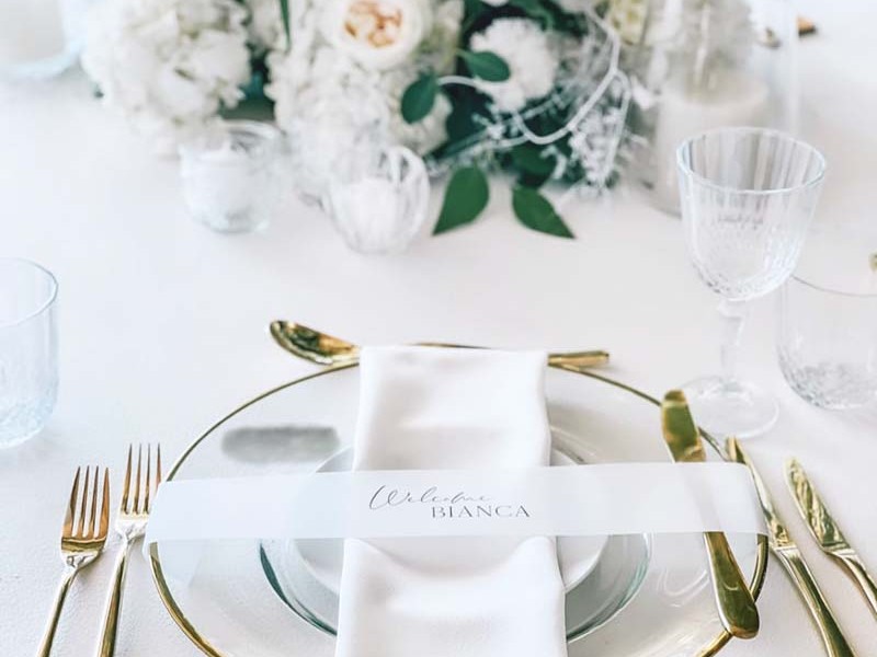 Vellum guest name band