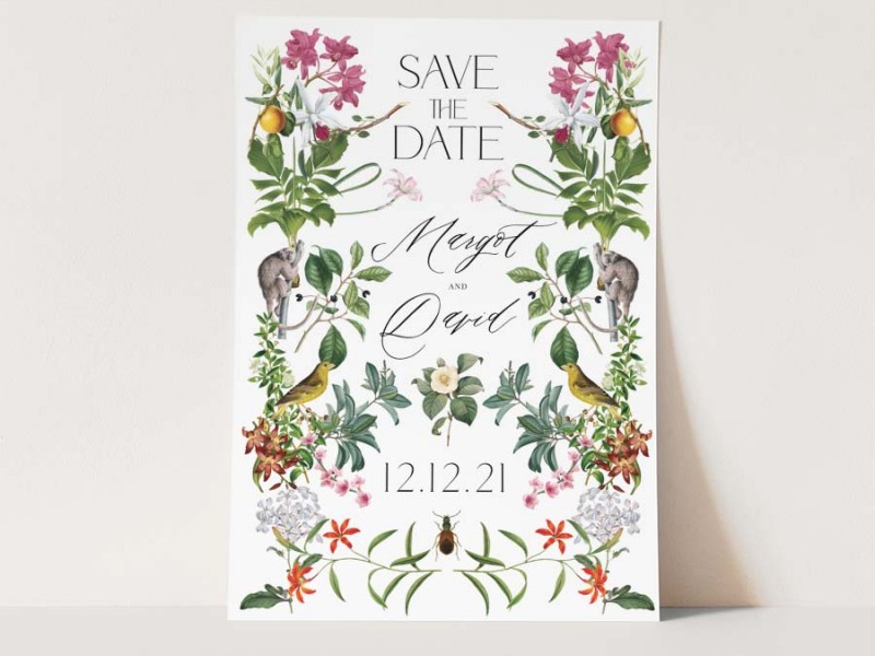 Botanical Save the date 01