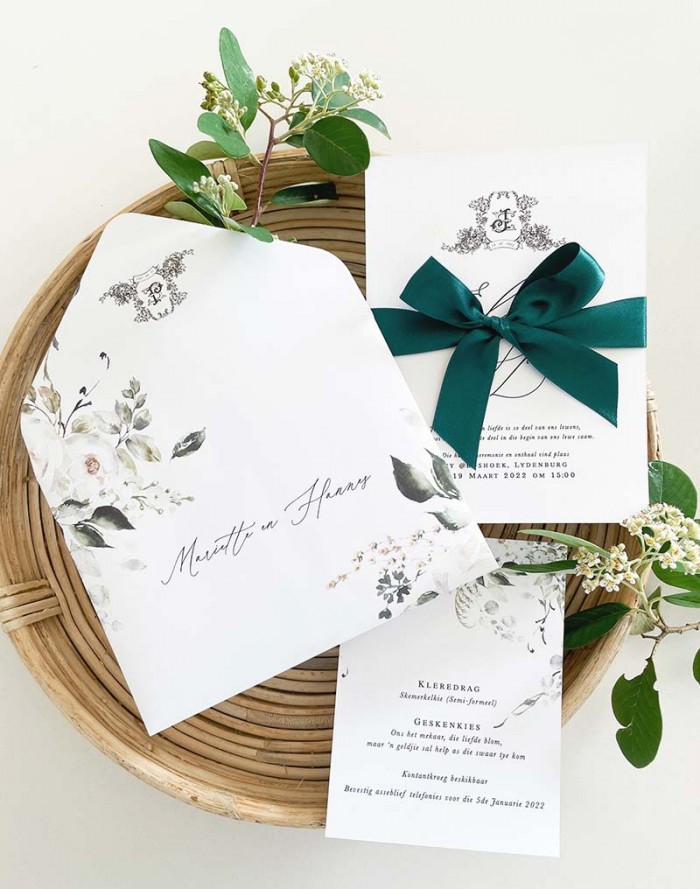 Elise and David invitations