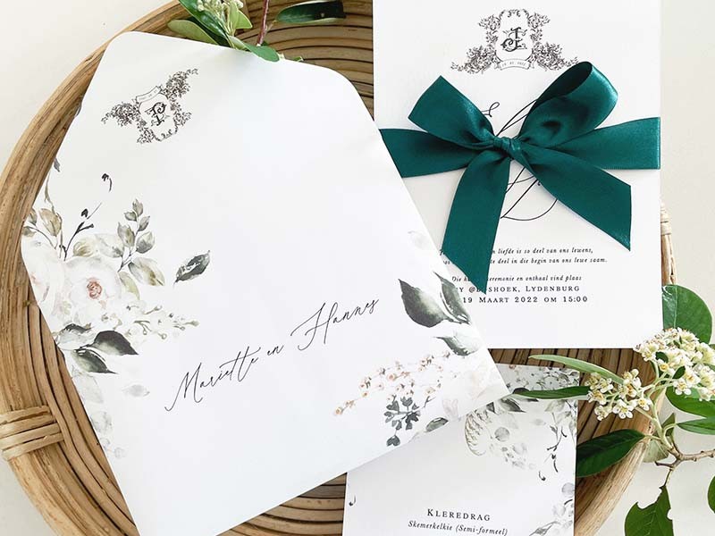 Elise and David invitations