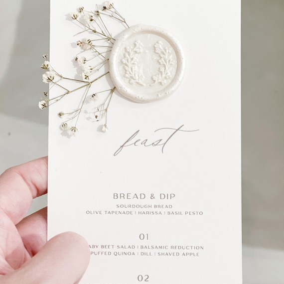 Babies breathe wax seal menu