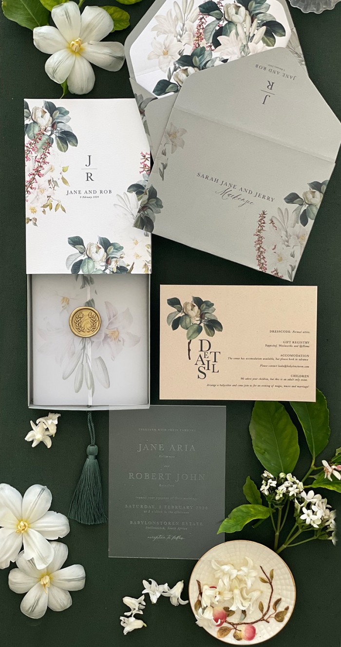 Botanic Organic invitation