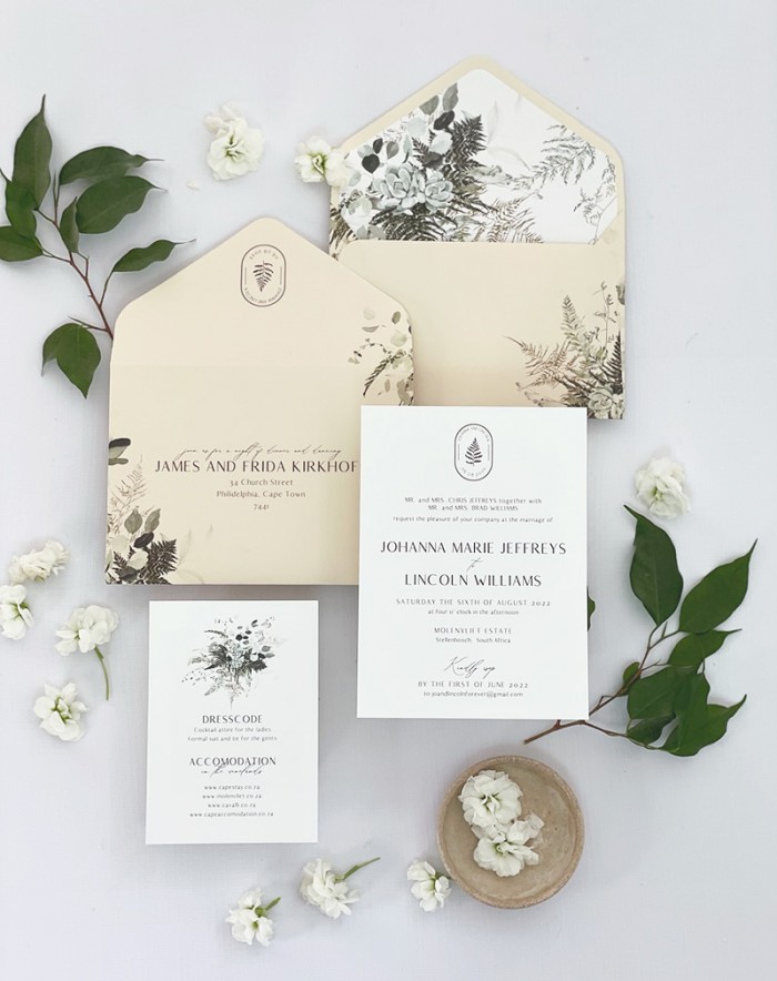 Fern invitation