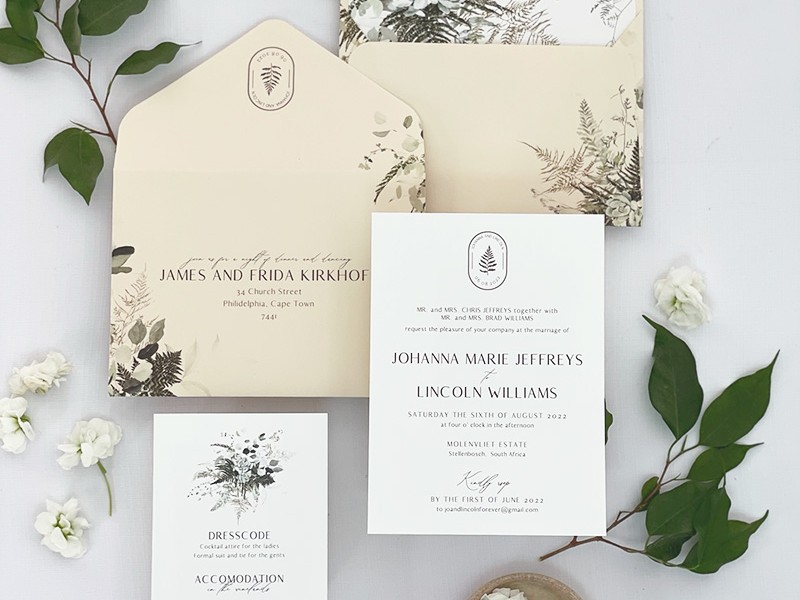 Fern invitation