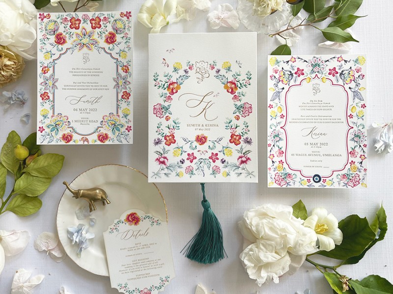 Kerina & Sumith invitation