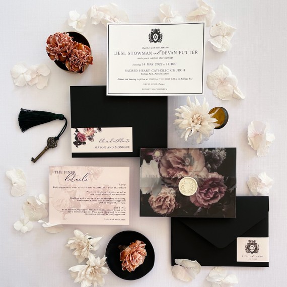 Liesl and Devan invitation