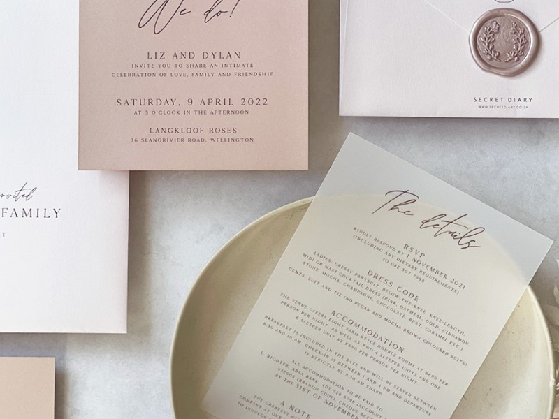 Liz and Dylan invitation suite 2