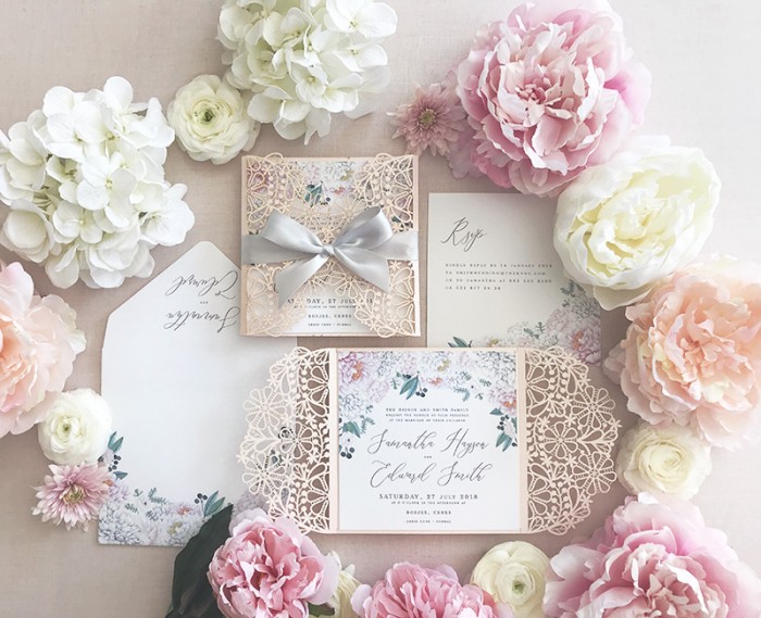 Lydia invitation - blush edition