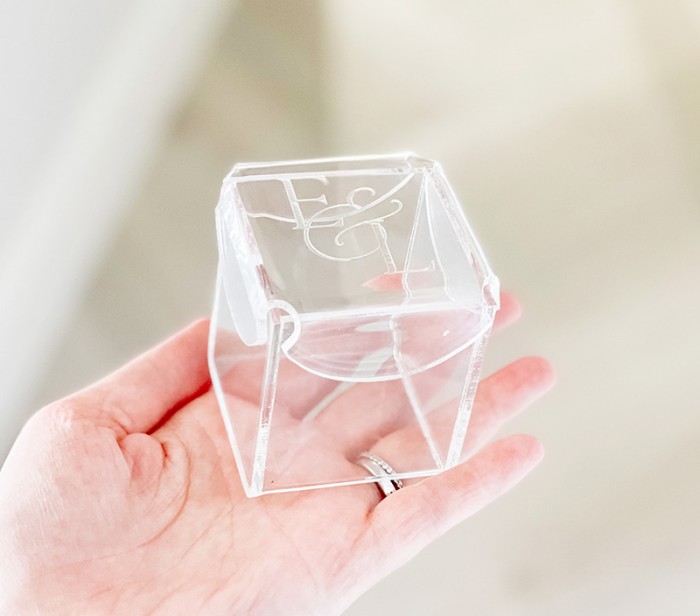 Acrylic Ring box