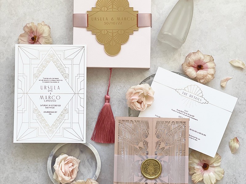 Art Deco invitation 2