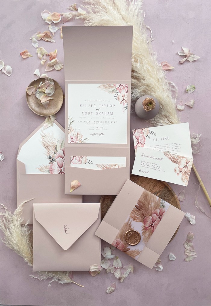 Blush Belle Invitation 2