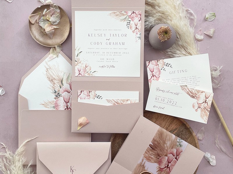 Blush Belle Invitation 2