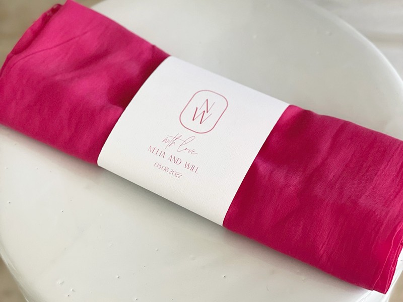 Cerise pink pashmina