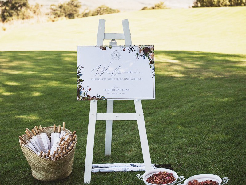 Chester-Eliza welcome sign