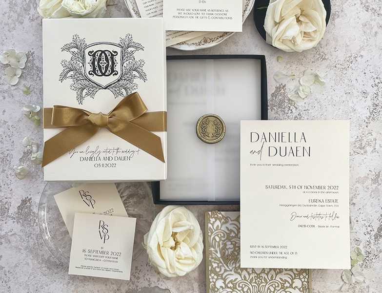 Daniella and Duaen invitations