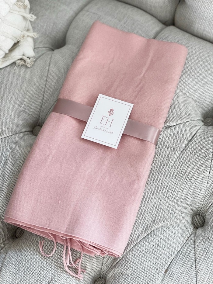 Dusty pink pashmina