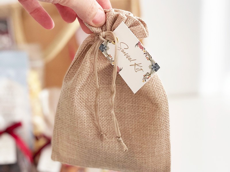 Eileen and Mikhael wedding survival kit