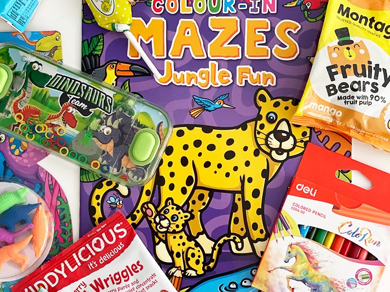 Eileen and Mikhail kids gifts boxes