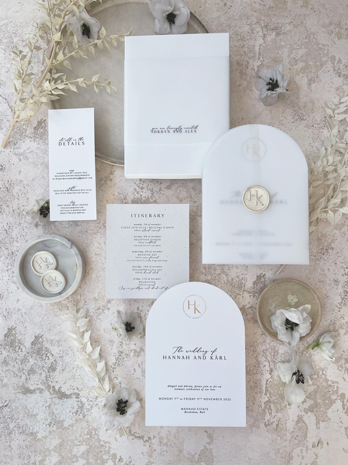 Hannah and Karl invitation