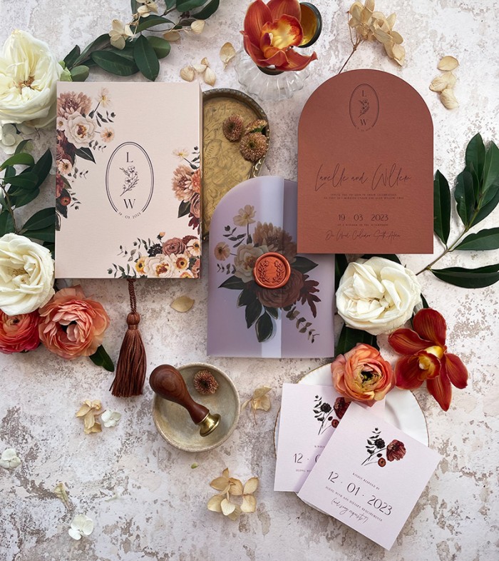 Lush Autumn invitation