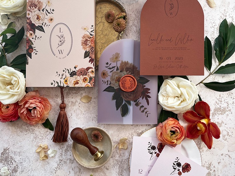 Lush Autumn invitation