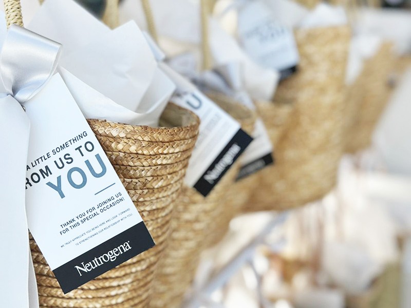 Neutrogena launch party bags 2