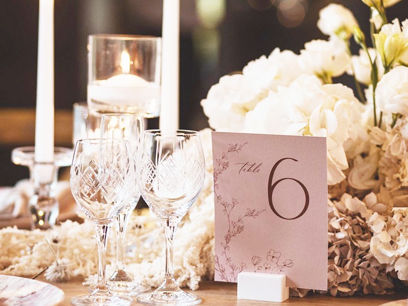 Shannon and Joe table number