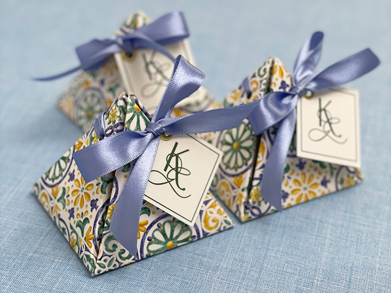 Spanish tile gift boxes